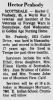 Obituary: Hector C. Peabody 1972